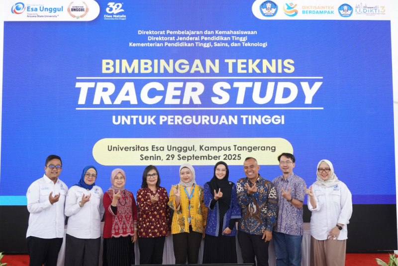 Universitas Esa Unggul Selenggarakan Bimbingan Teknis (BimTek) Tracer Study Bersama LLDIKTI Wilayah III