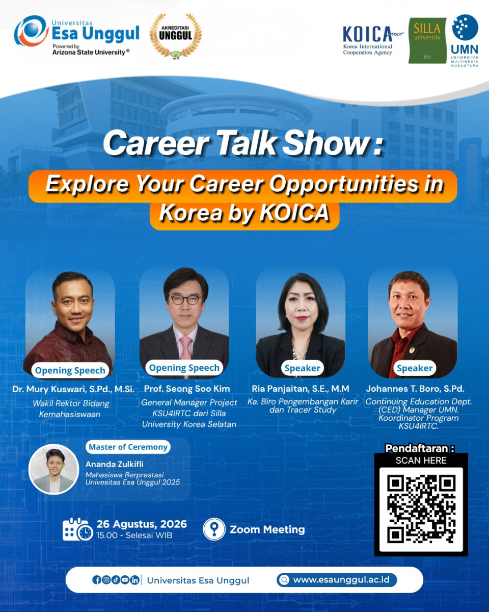 Career Talkshow : “Explore Your Career Opportunities in Korea by KOICA“