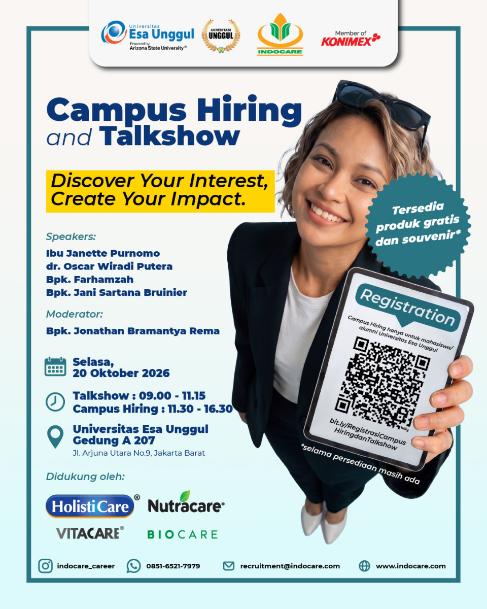 CAMPUS HIRING & TALKSHOW: INDOCARE